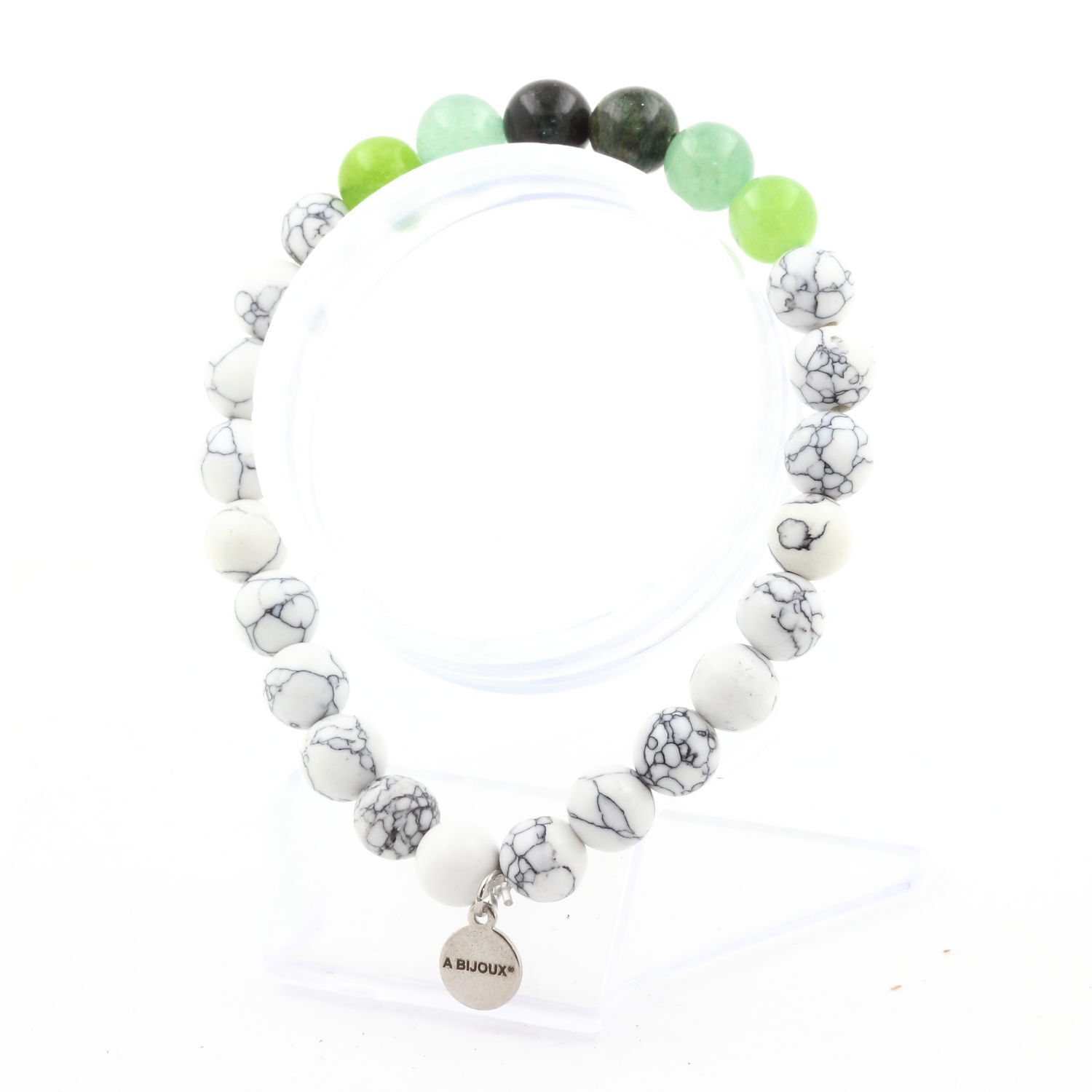 stones And Minerals. Emerald Bead Bracelet From Zambia + Peridot + Aventurine