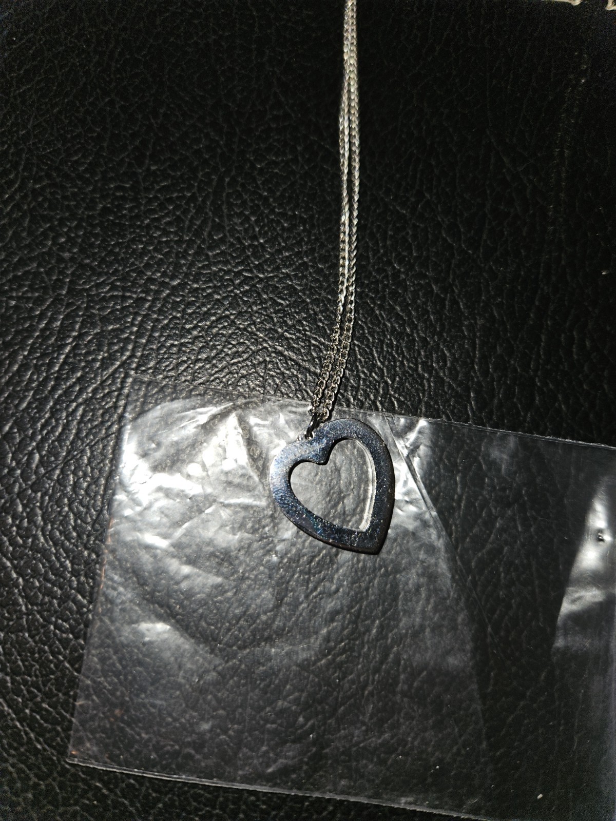 Heart Clear Crystal Pavé Pendant Necklace 18in Cable Chain Spring Ring