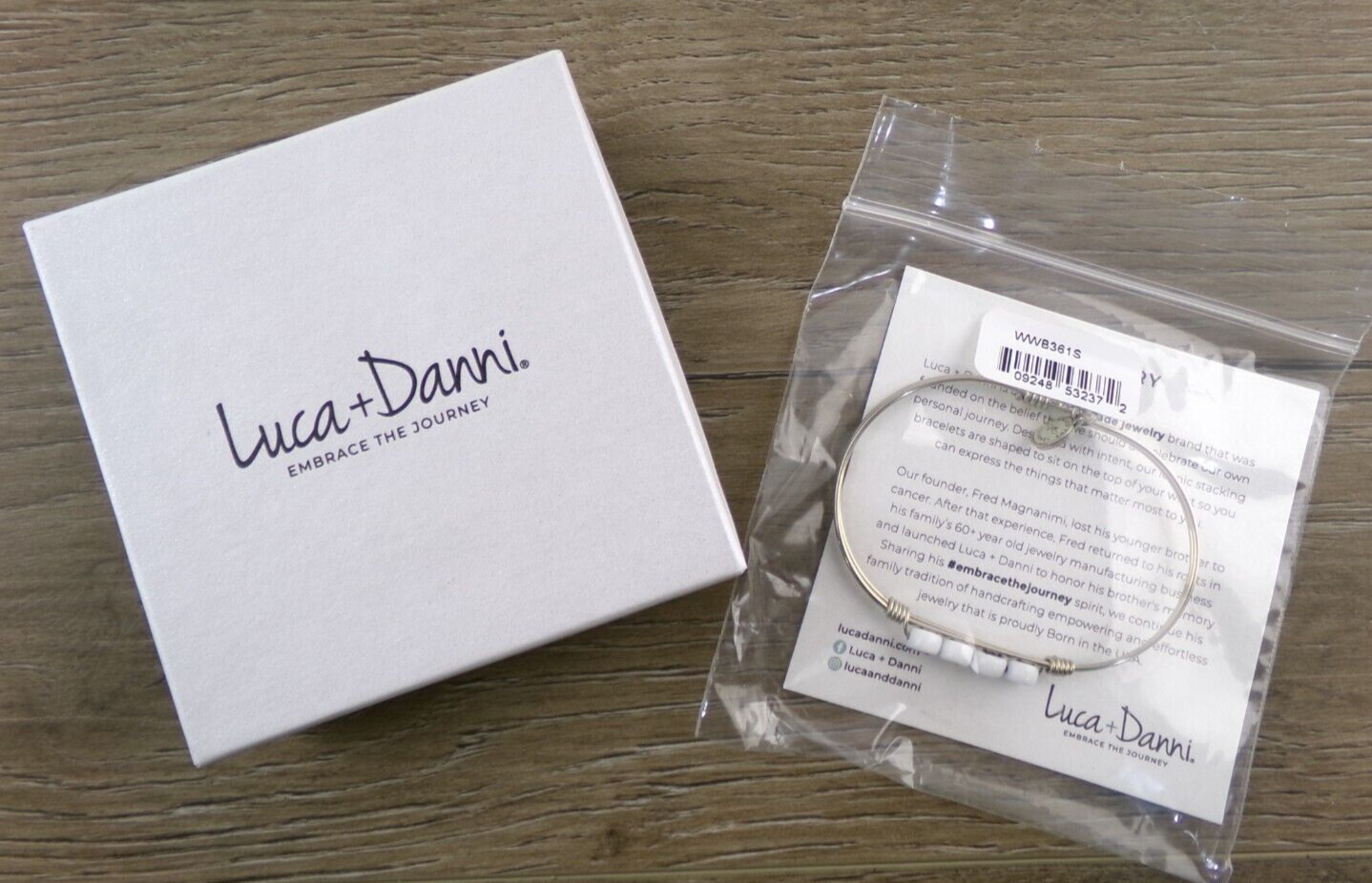 Luca + Danni MAMA Letter Bead Bangle/Bracelet, Size: Regular, New L2