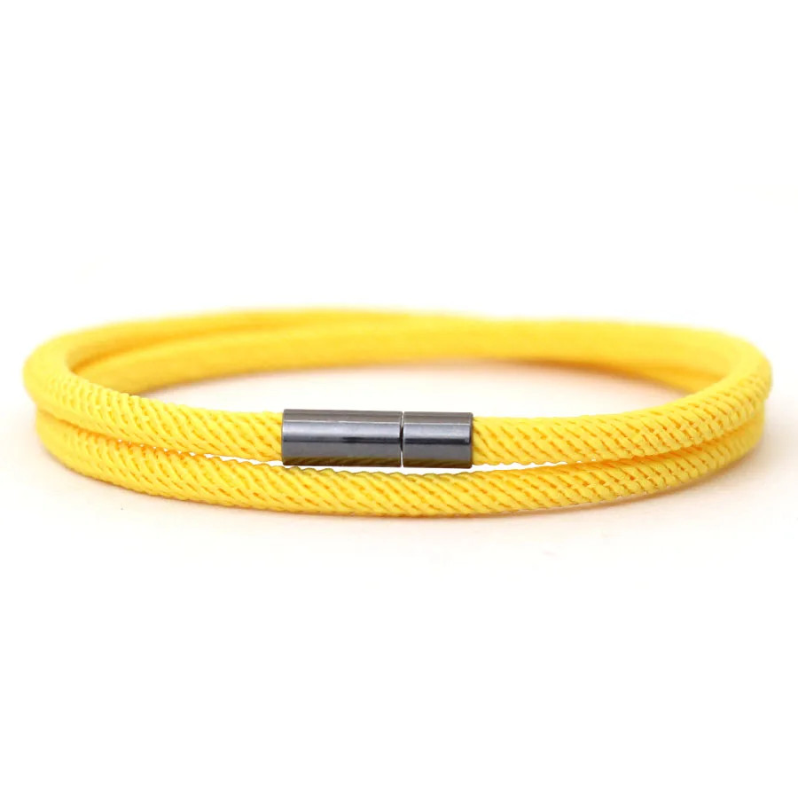 Noter New Arrival Mens Rope Bracelet 4Mm Nylon Double Layer Lucky Thread Braclet
