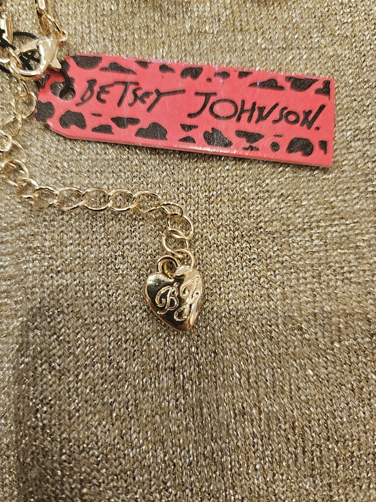 Betsey Johnson Rhinestone Disney Donald Duck Necklace New With Tags