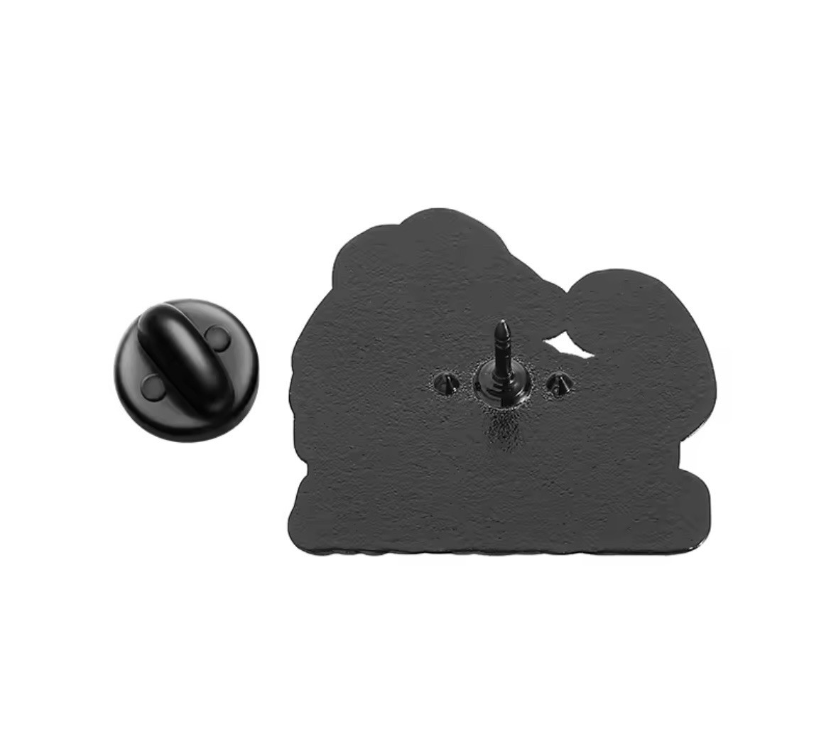 Chocolate Fish Guy Pin 1pc Pin With Rubber Backer Funny Crazy Fish Pin Brooch