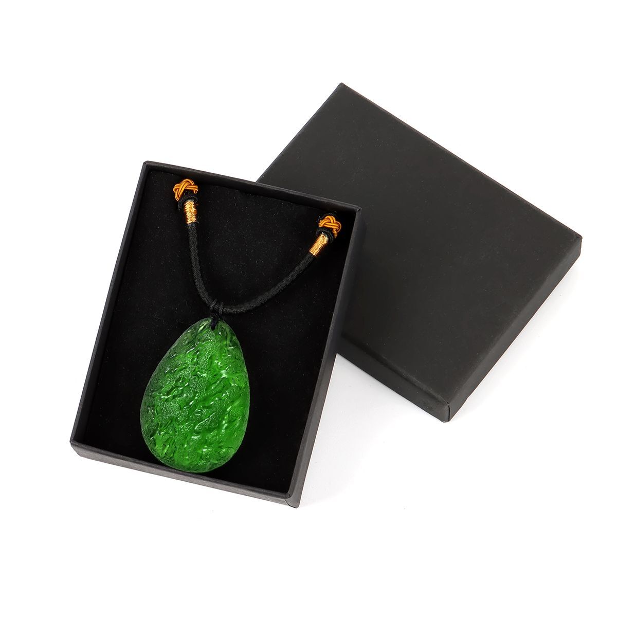 Green Natural Crystal Pendant Gem Moldavite Meteorite Impact Healing Necklace US