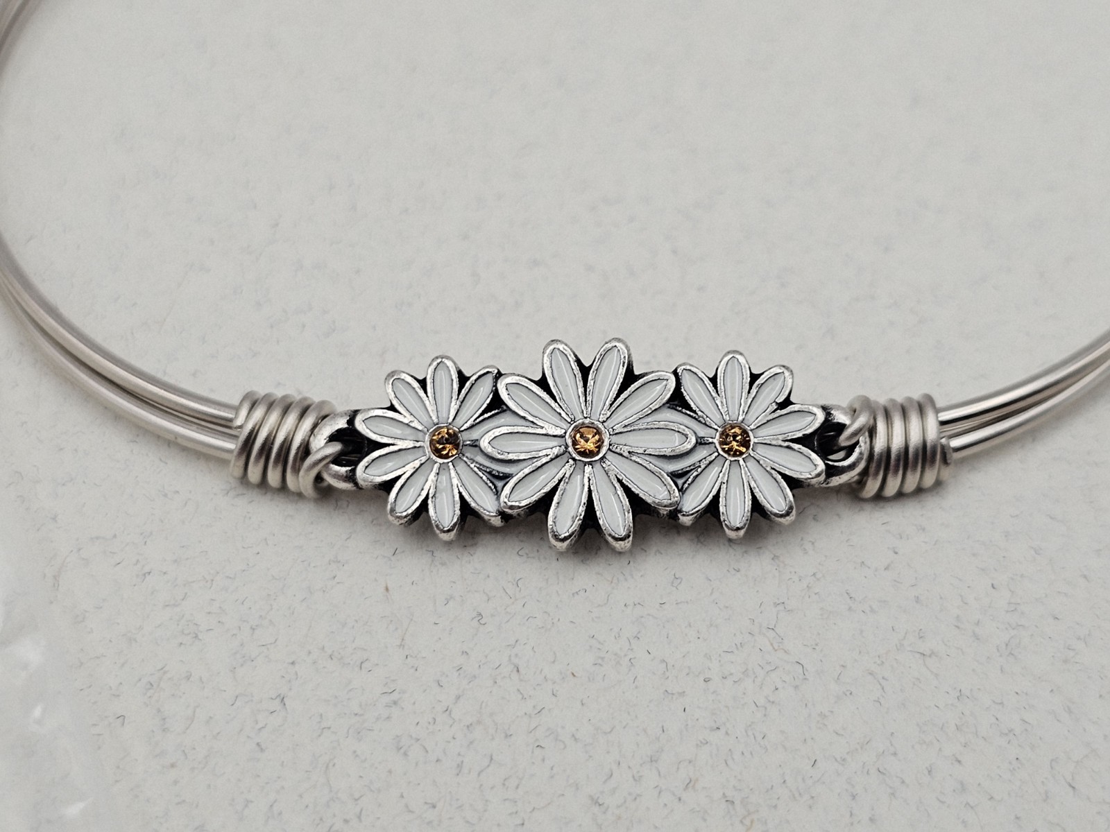 Luca & Danni Cuff Bracelet Silver Grow Free Wildflower 💐Regular Silver ✨️ New