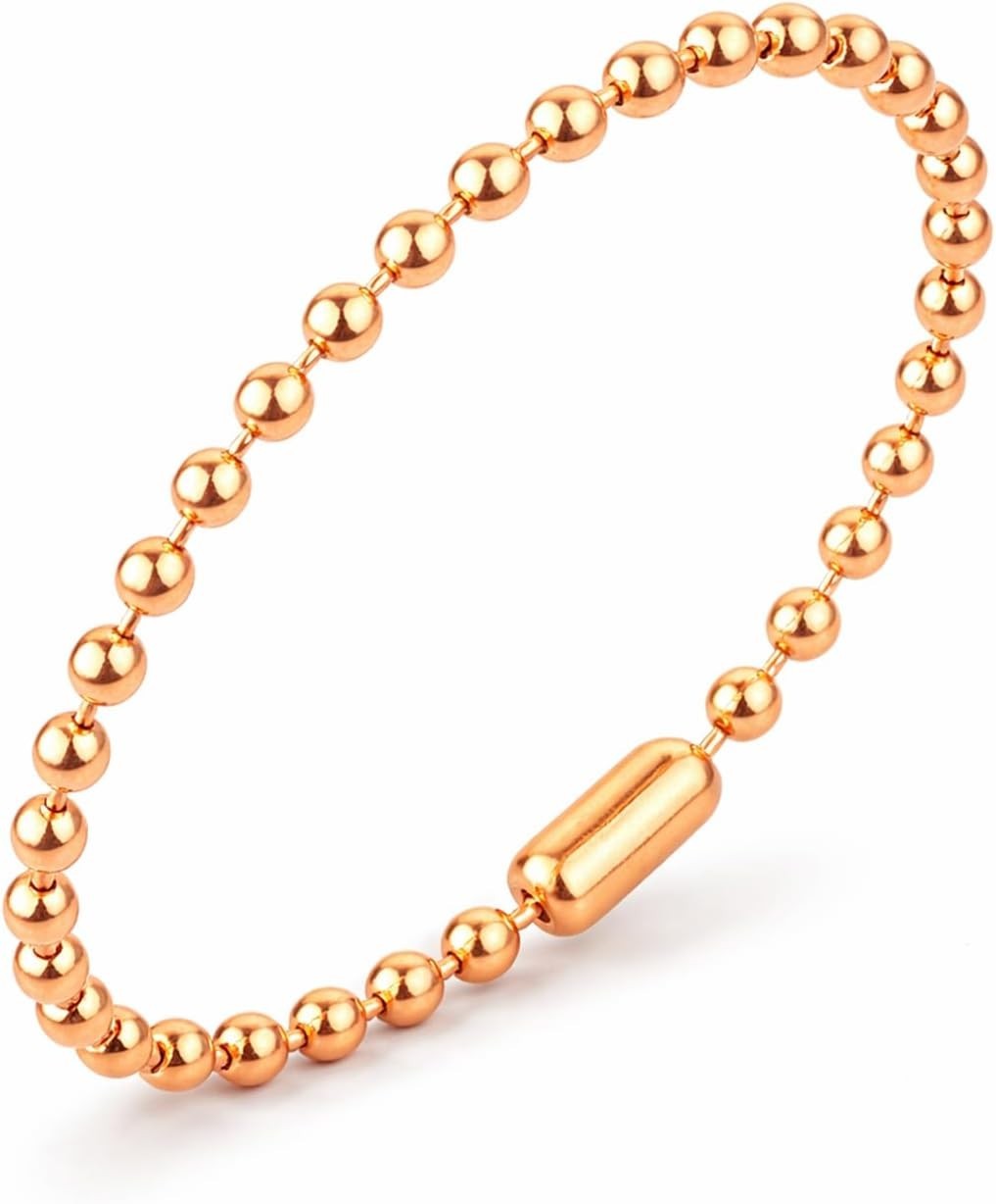 Pure Copper Bracelet for Men and Women – Natural Wellness Jewelry – Single or…