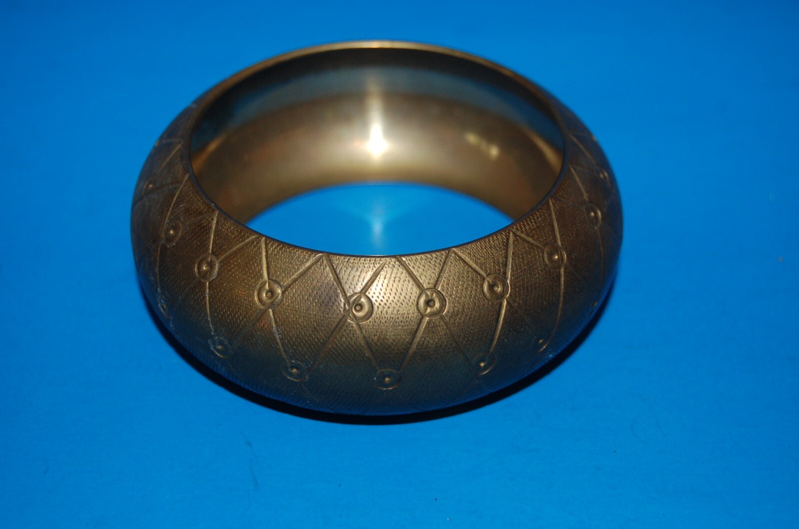 Large metal brass women’s costume jewelry Bracelet vintage or antique