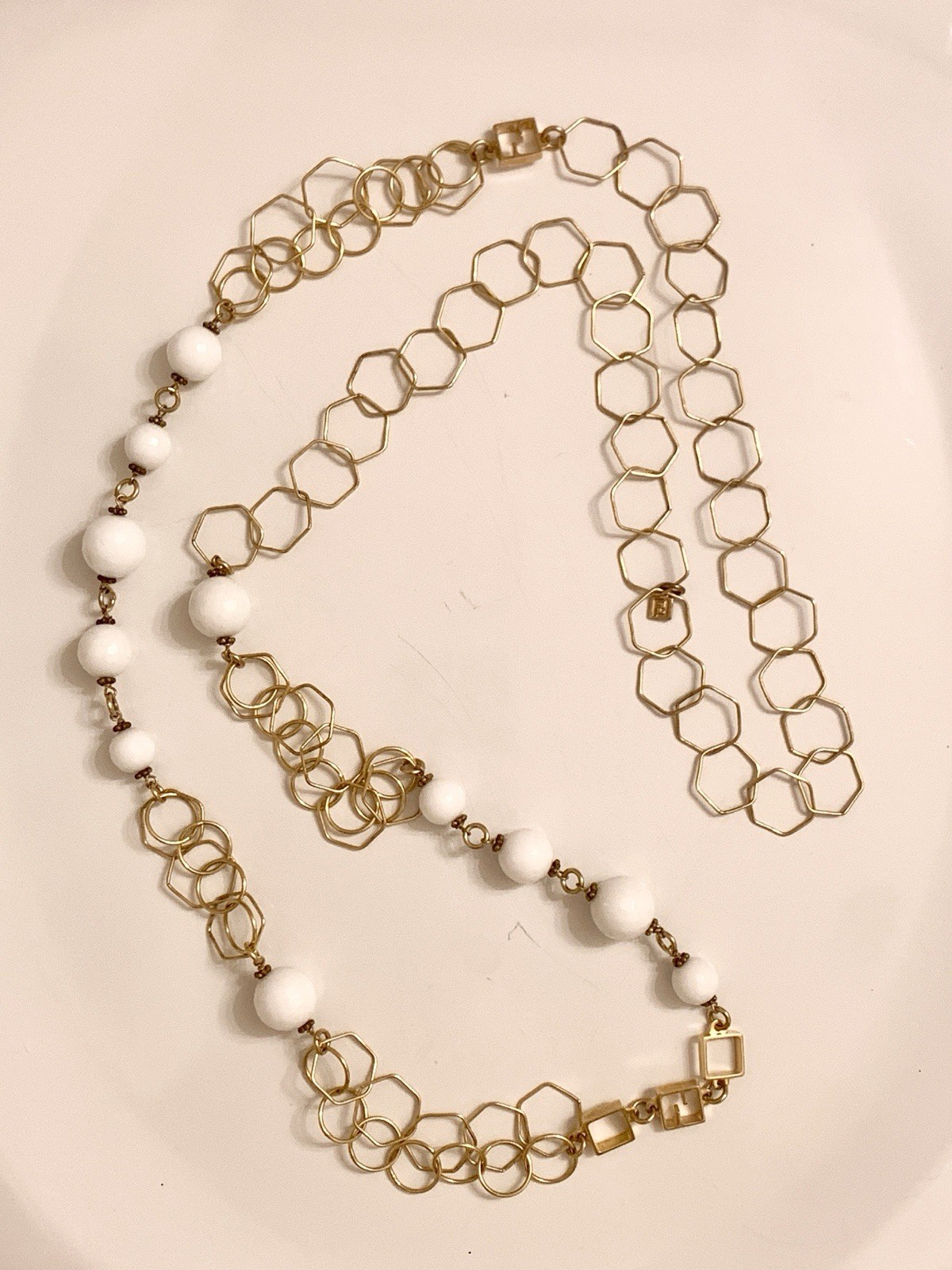 Fendi By Karl Lagerfeld S/S 2005 Long Necklace VINTAGE RARE
