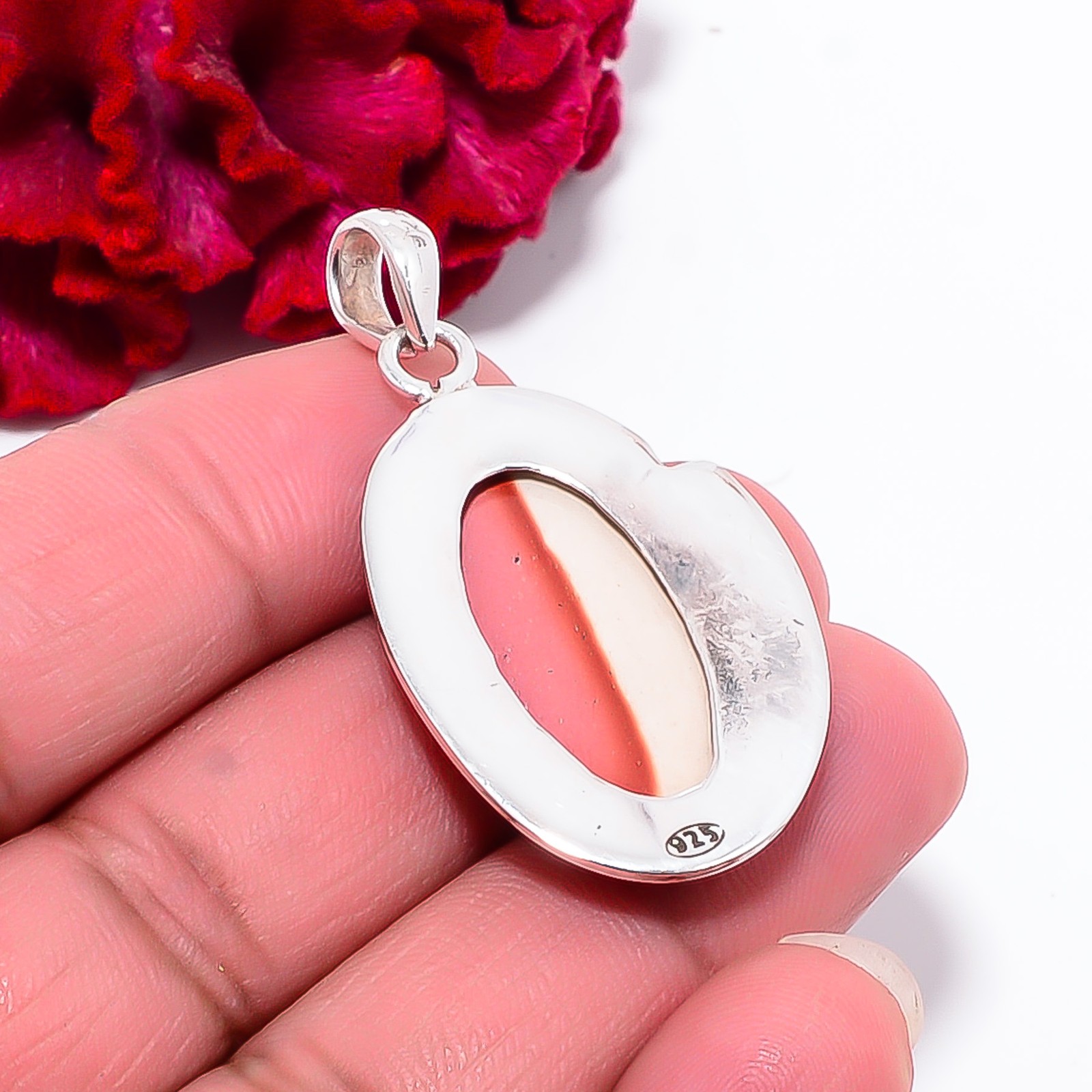 Mookaite – Australia Gemstone 925 Sterling Silver Pendant 1.76″ P101754