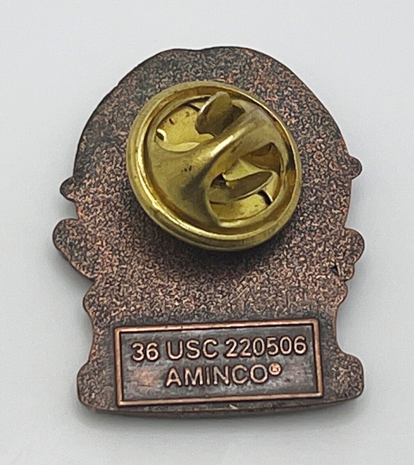 USA Olympic Pin Brooch 36 USC 220506 Aminco Metal Pewter 1″ in Size with Clasp