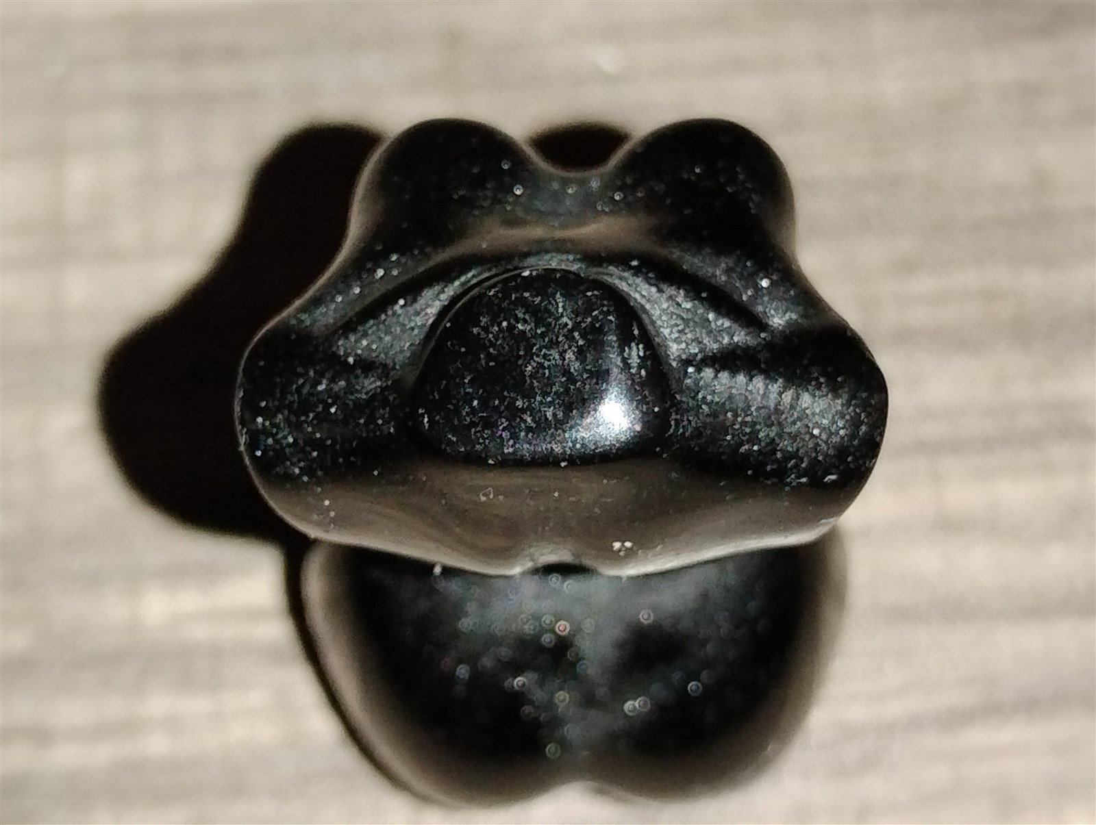 Black Obsidian Female Torso Stone 1.5″ (Inches) Tall 18.3 g Carved Model Woman