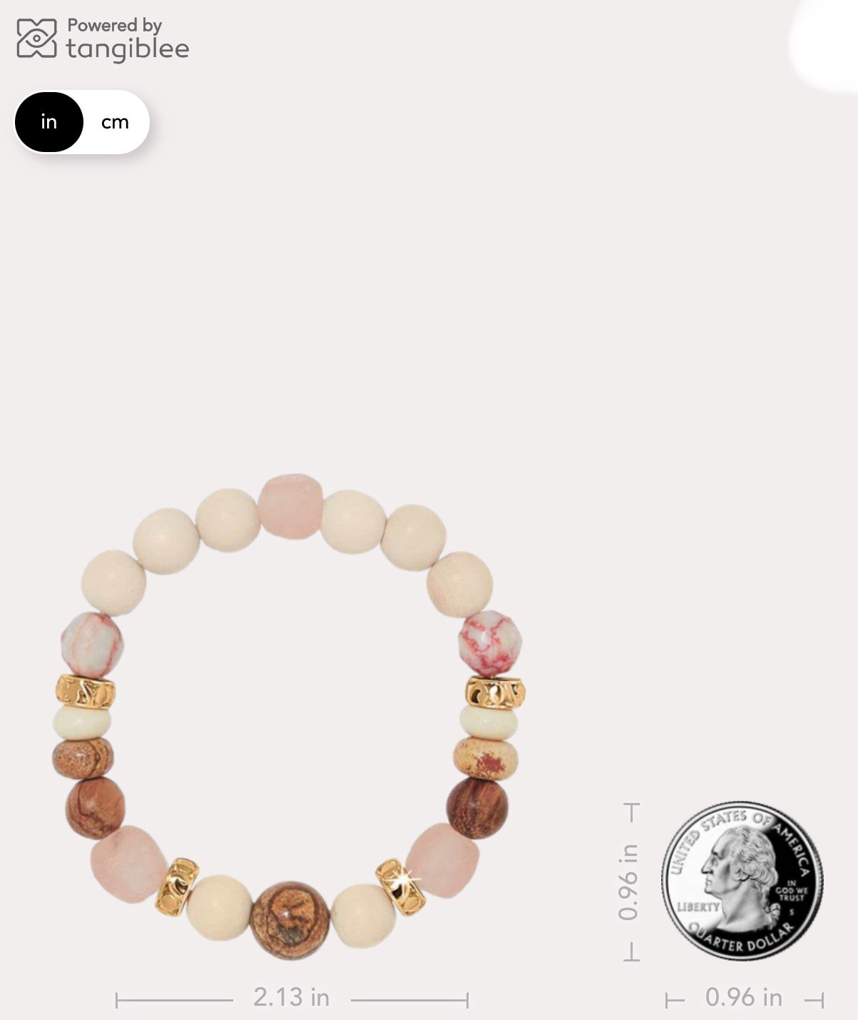 Brighton Contempo PLAYA ROSA Stretch Bracelet JF0202 List $88 NWT
