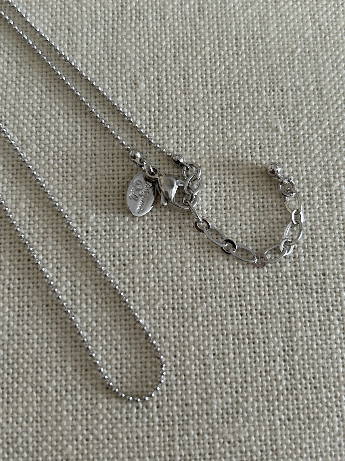 Origami Owl Silver 16-18″ Faceted Ball Chain “New”