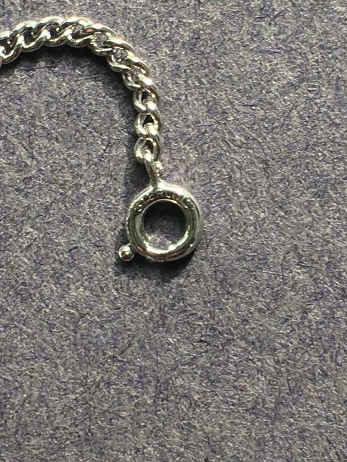 New Women’s Sterling Silver Curb Chain. 18 inch Vintage Choker Jewelry Necklace