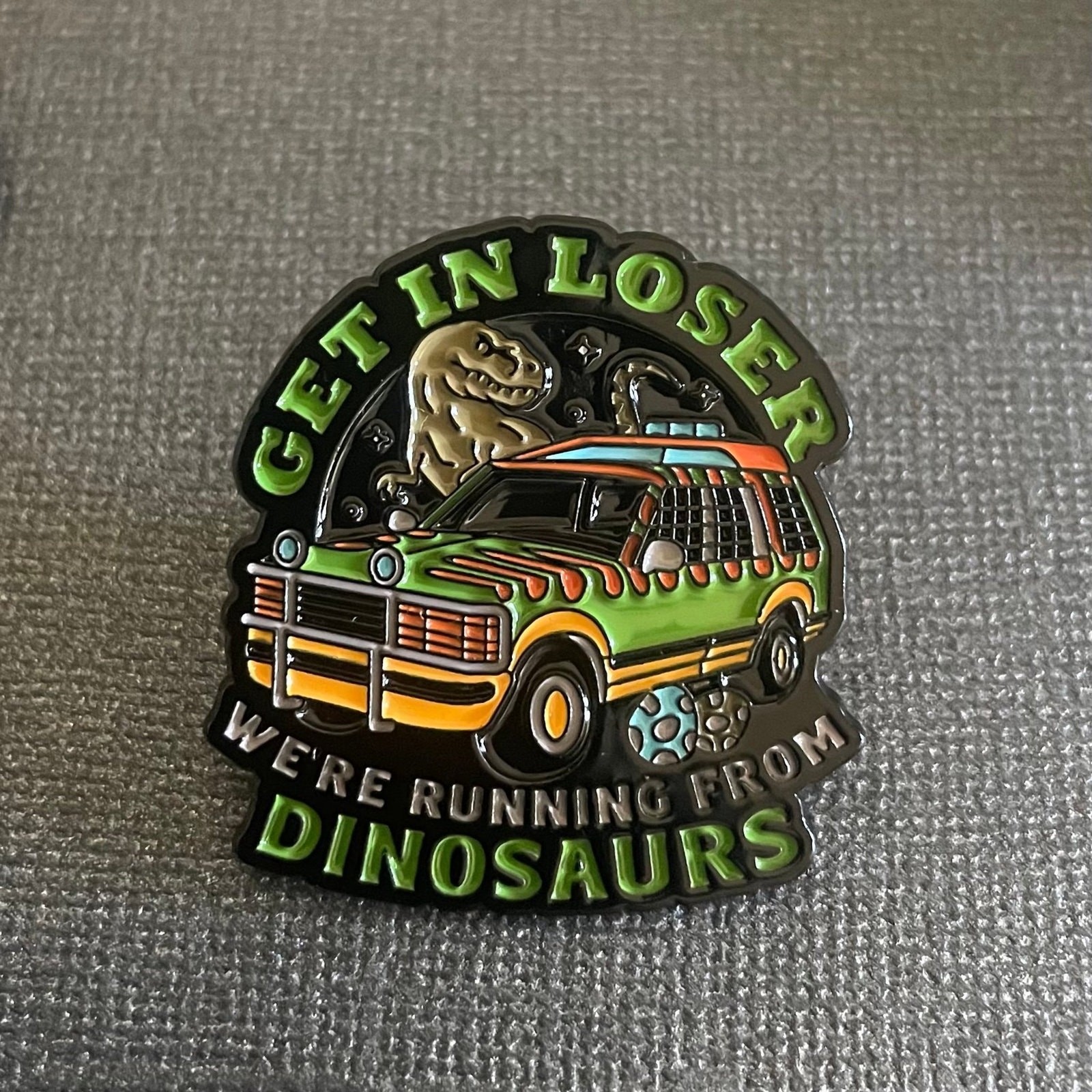 5 piece Collectible Jurassic Enamel Button Pin Set