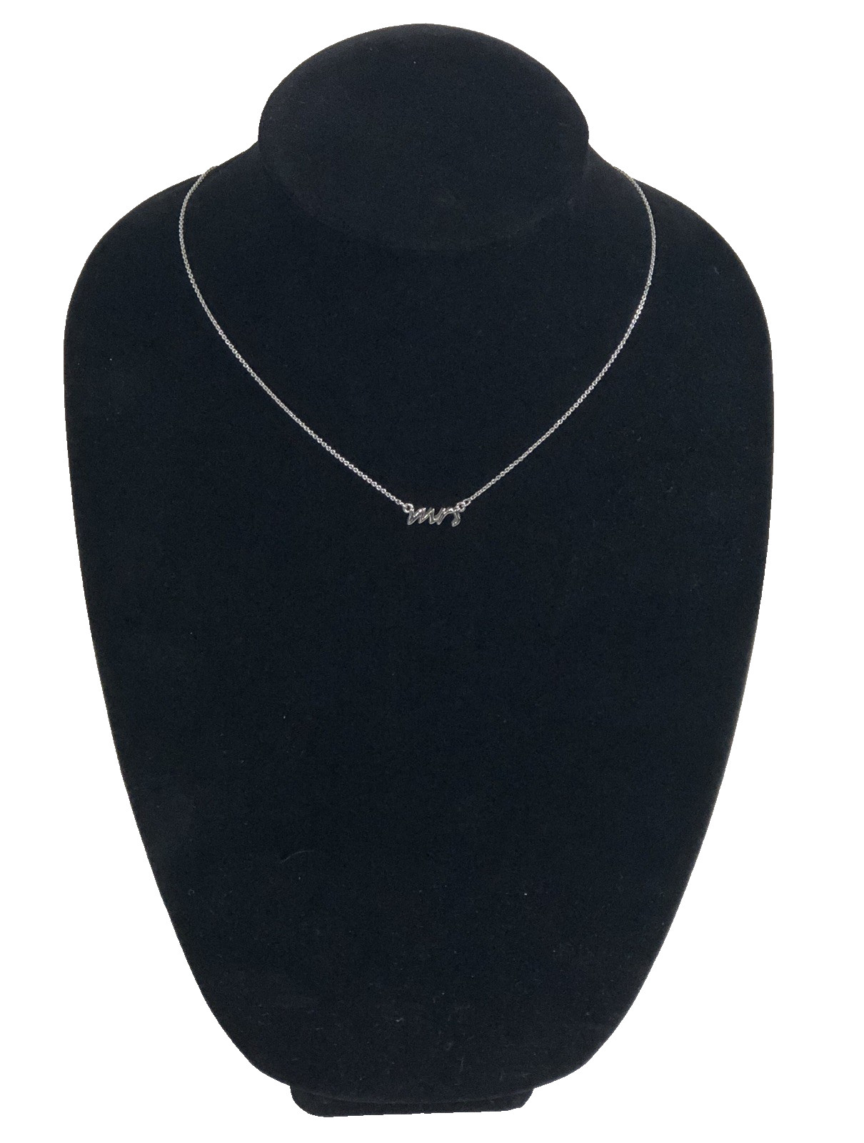 Kate Spade Say Yes Necklace MRS Pendant Chain – 14.5 to 17 inch Length