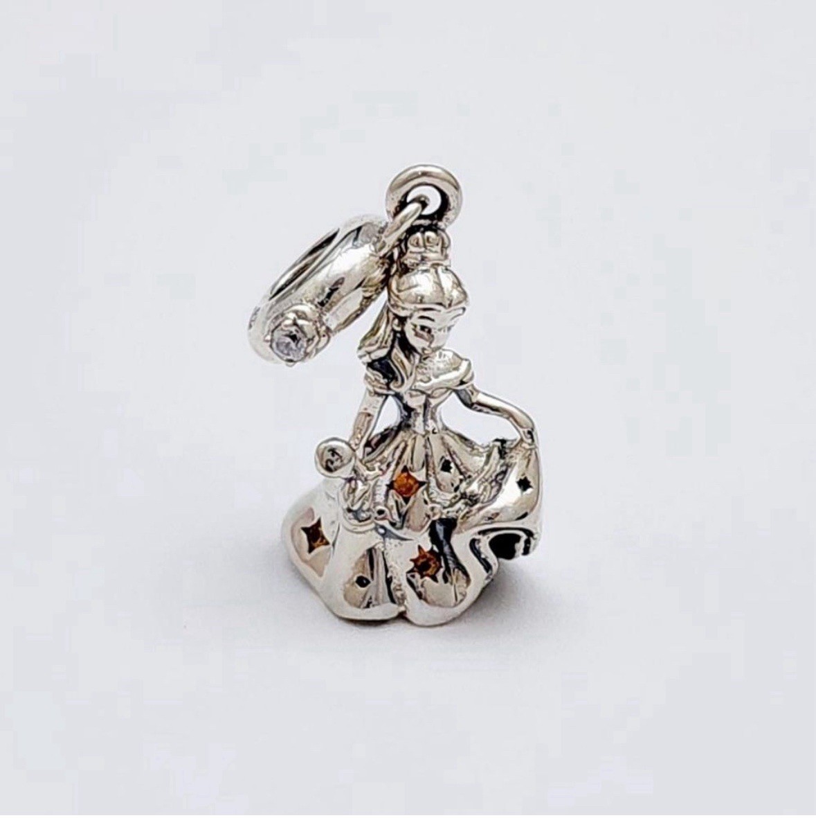 Genuine Pandora S925 Disney Beauty And The Beast Belle Dancing Charm 790014C01