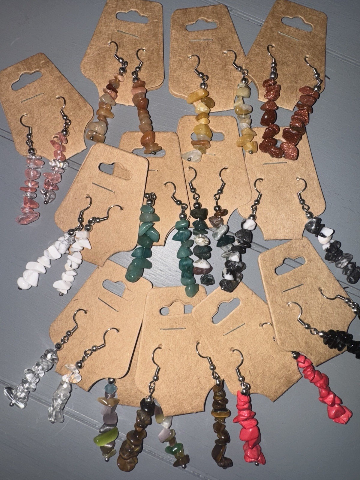 Bohemian Crystal Earrings Various Colors BOHO Fashion Earrings Jewelry