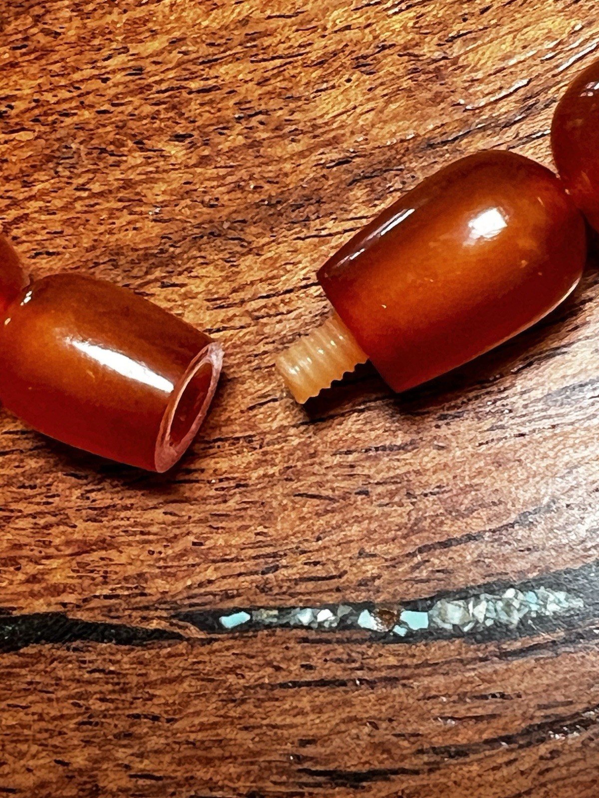 Vintage Deco Baltic Amber Butterscotch Beads Necklace 69g