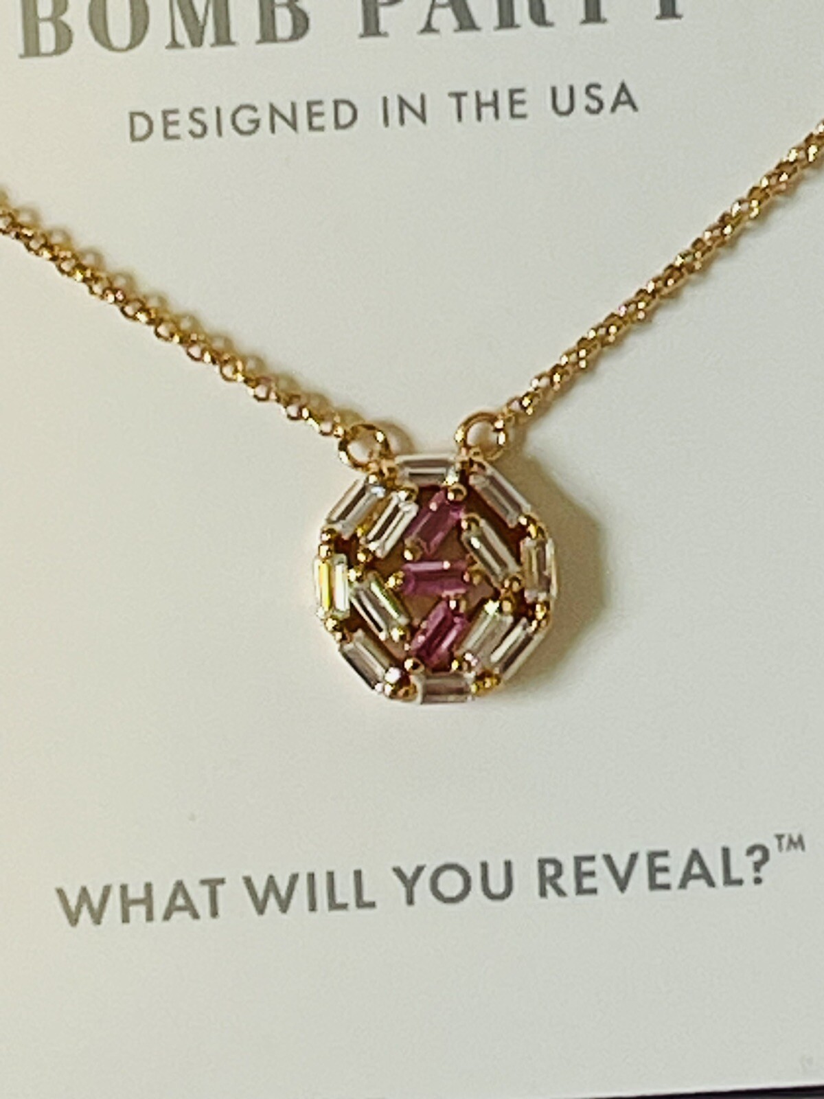 Bomb Party “In Another Life” RBP4995 18” + 2.5” extender Lab Rose Gold Corundum