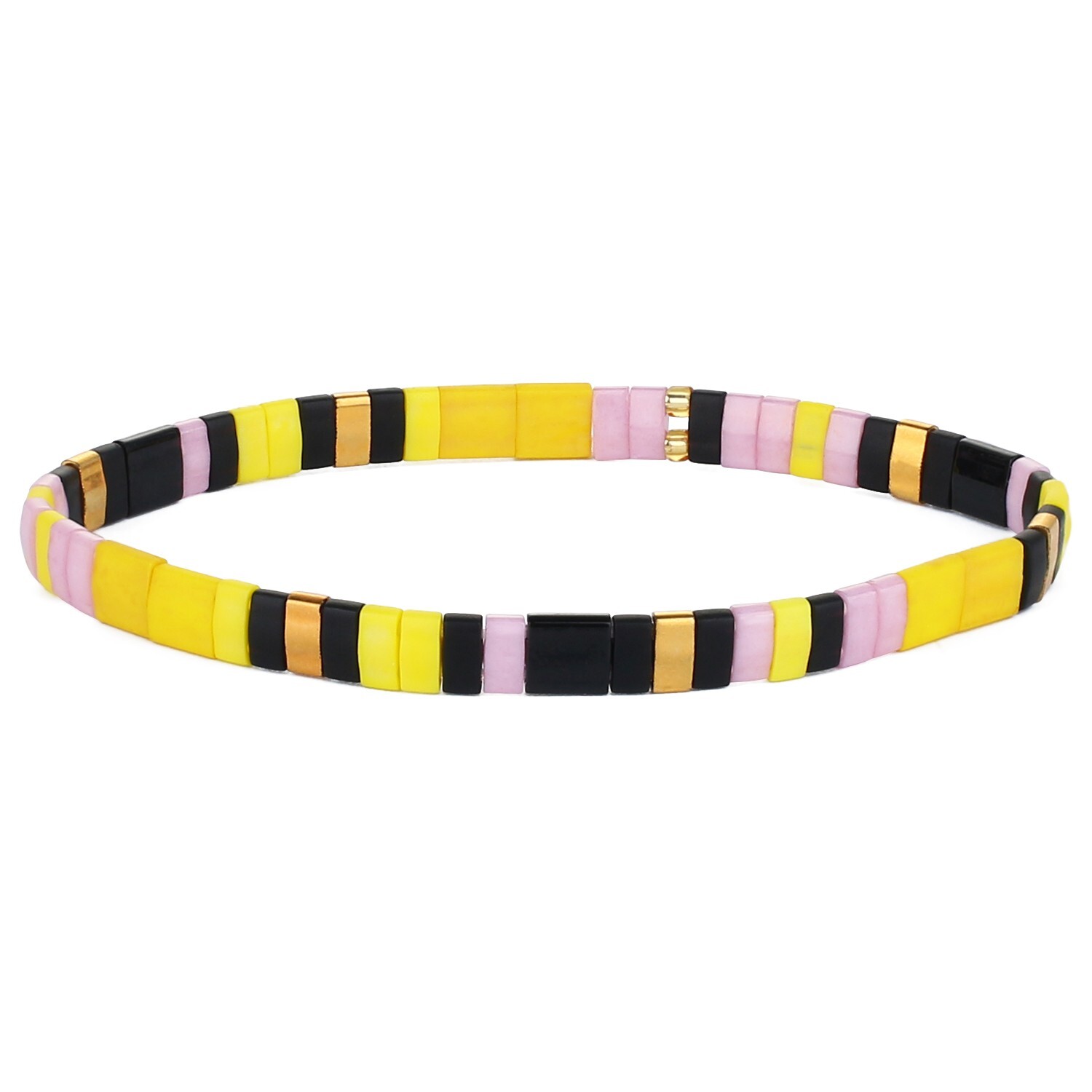 Tila Miyuki Beads Bracelets Colorful Strand Stretch Bracelets