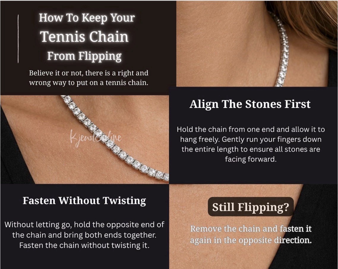 GRA Certified Moissanite Tennis Chain & Bracelet | 925 Sterling Silver Unisex