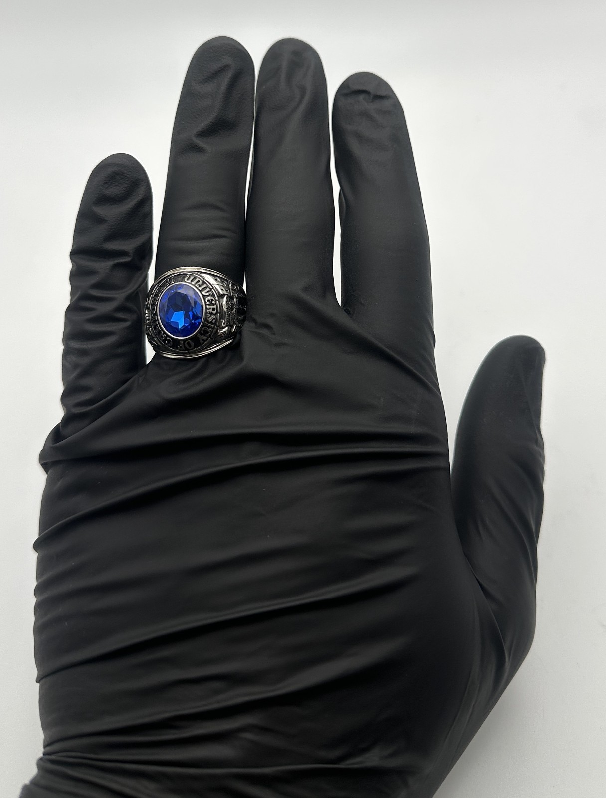 9k White Gold Josten’s Class Ring, Cal Berkeley, Size: 10.5 17.1 grams