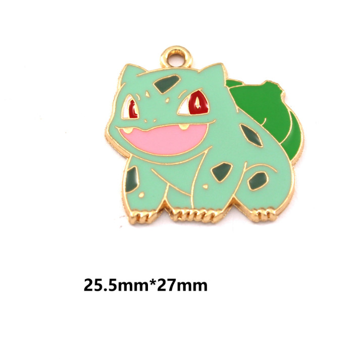 New 80 Pcs Japanese Anime Mixed Enamel Charms Metal Pendants DIY Jewelry E50