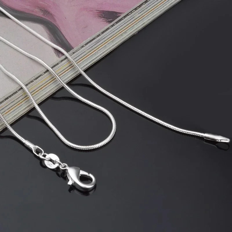 New Women’s Fine 925 Sterling Silver Necklace, Fashion Jewelry