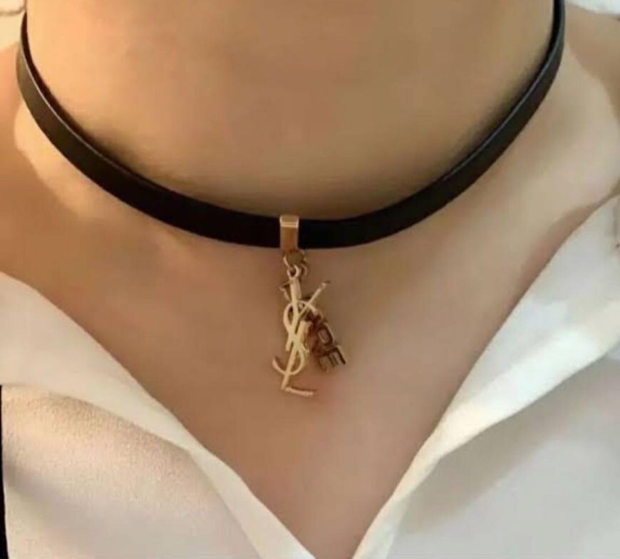 Yves Saint Laurent YSL Necklace Choker with Original Box Bracelet Accessory VIP