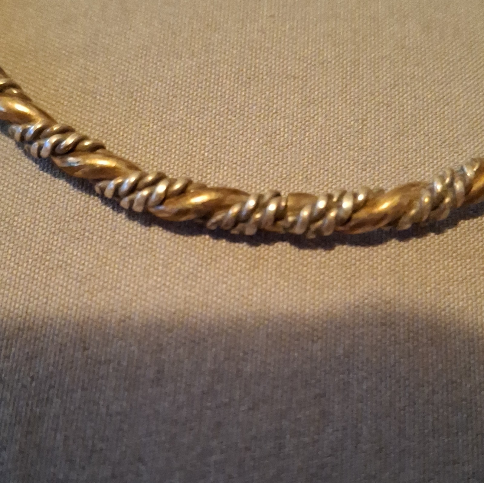 Silver Tone Rope Twist Bangle Cuff Bracelet Set Stackable Metal No Stone