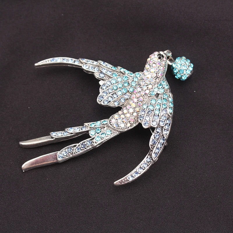 Women Men Unisex Swallow Lover Brooch Fashion Birds Pins Badge Jewelry