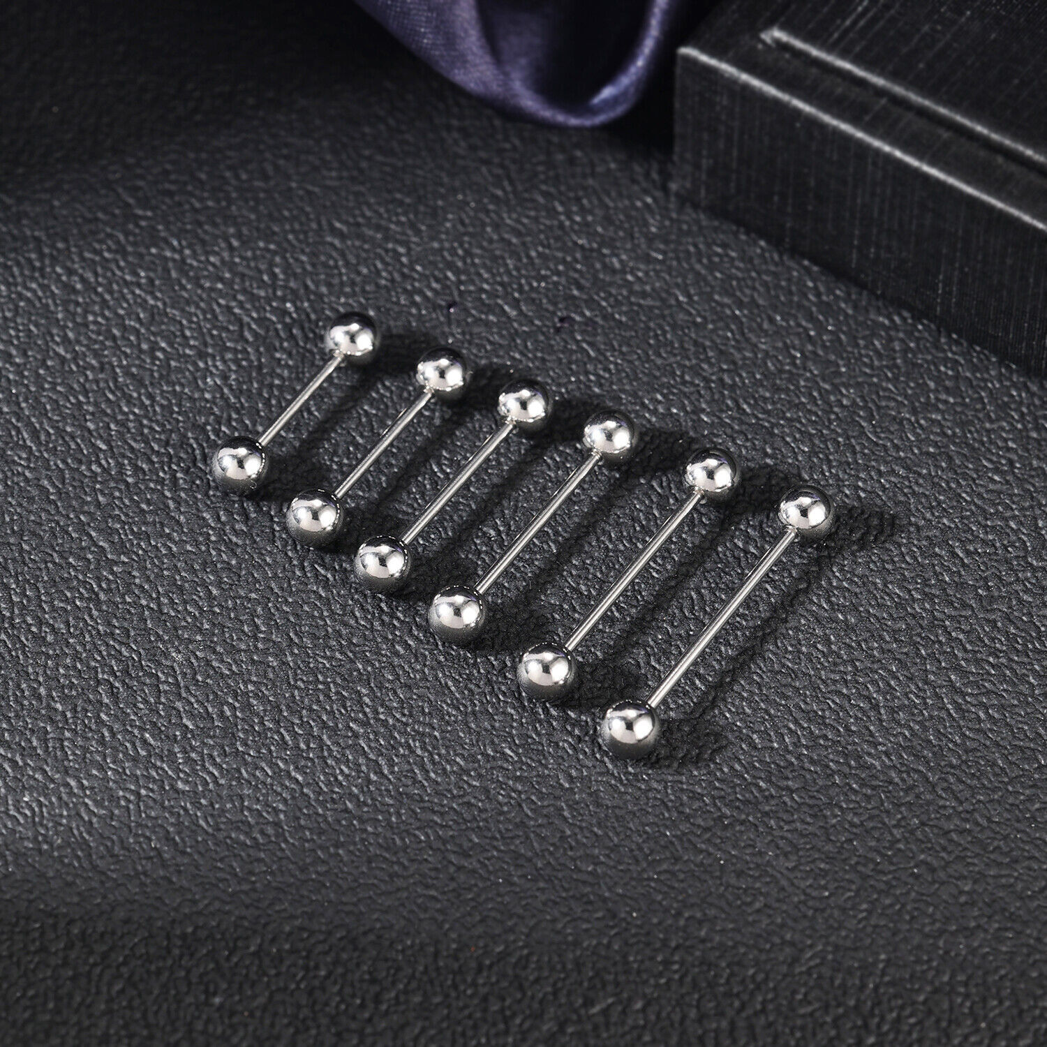 1 Pc Stainless Steel Long Industrial Barbell Piercing Cartilage Earring Jewelry