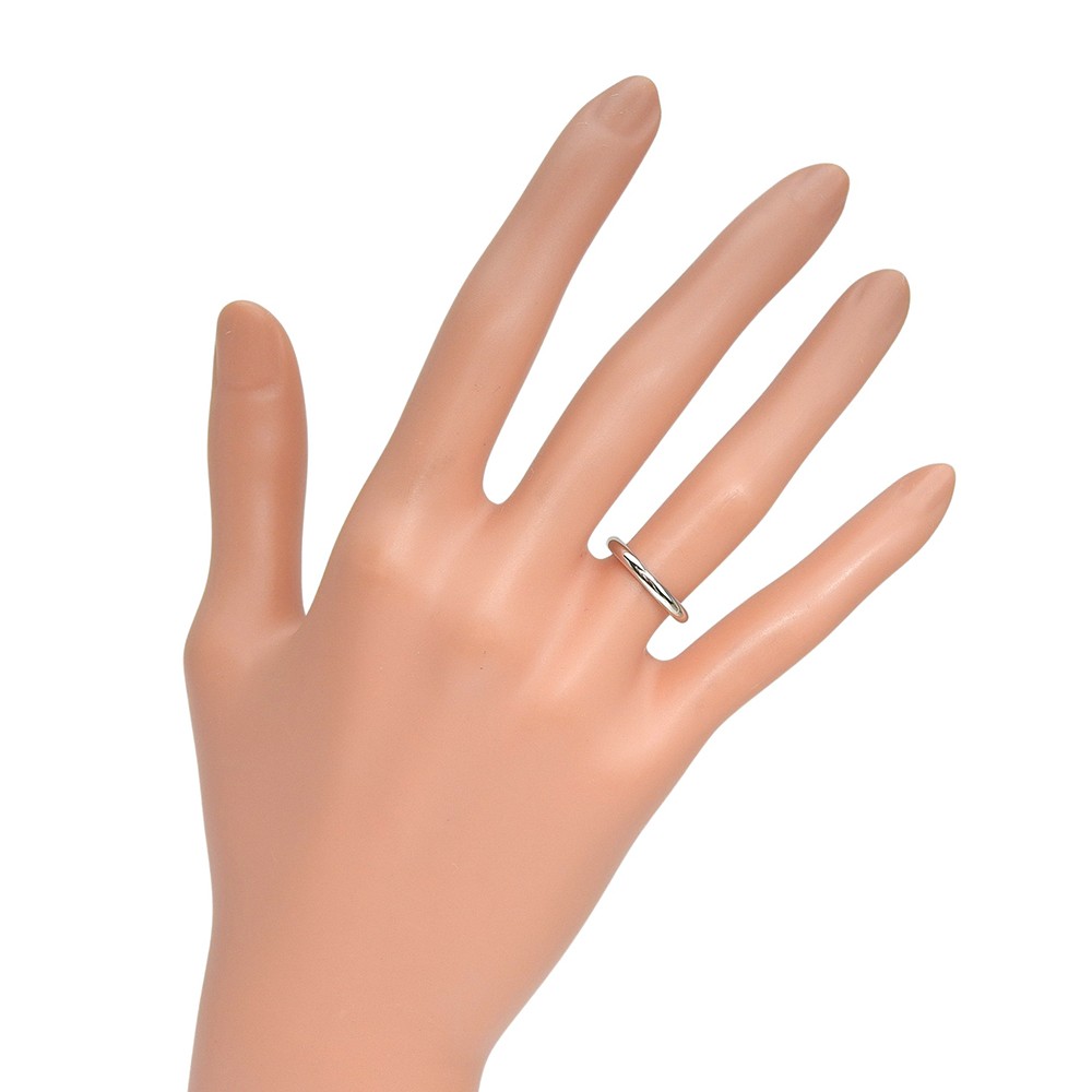 CARTIER Wedding ring Ring Pt950Platinum #4.5(US Size) 2.8g Women