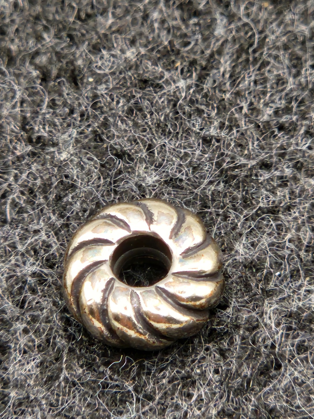 Brighton Two Mini Charm Spacer Beads Silver Set of 2