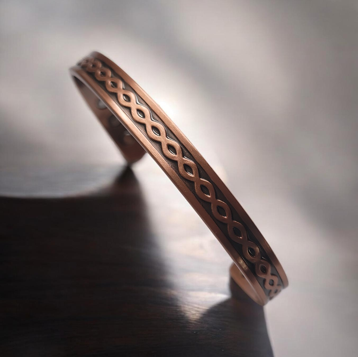 Pure Copper Magnetic Bracelet Arthritis Pain Therapy Men Women Cuff Infinity