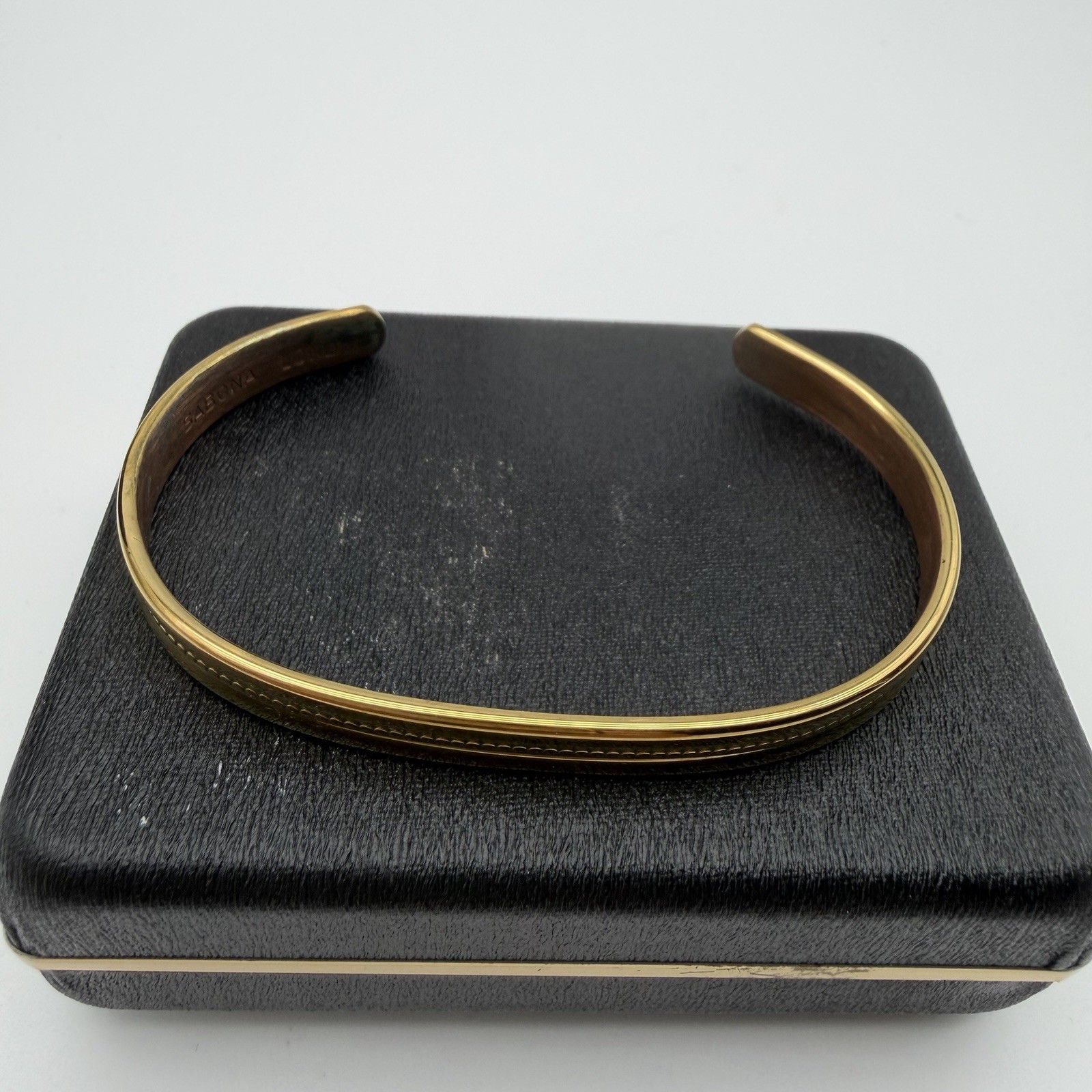 Men’s Vintage Sabona London Copper Gold Tone Layered Cuff Bracelet USA Made
