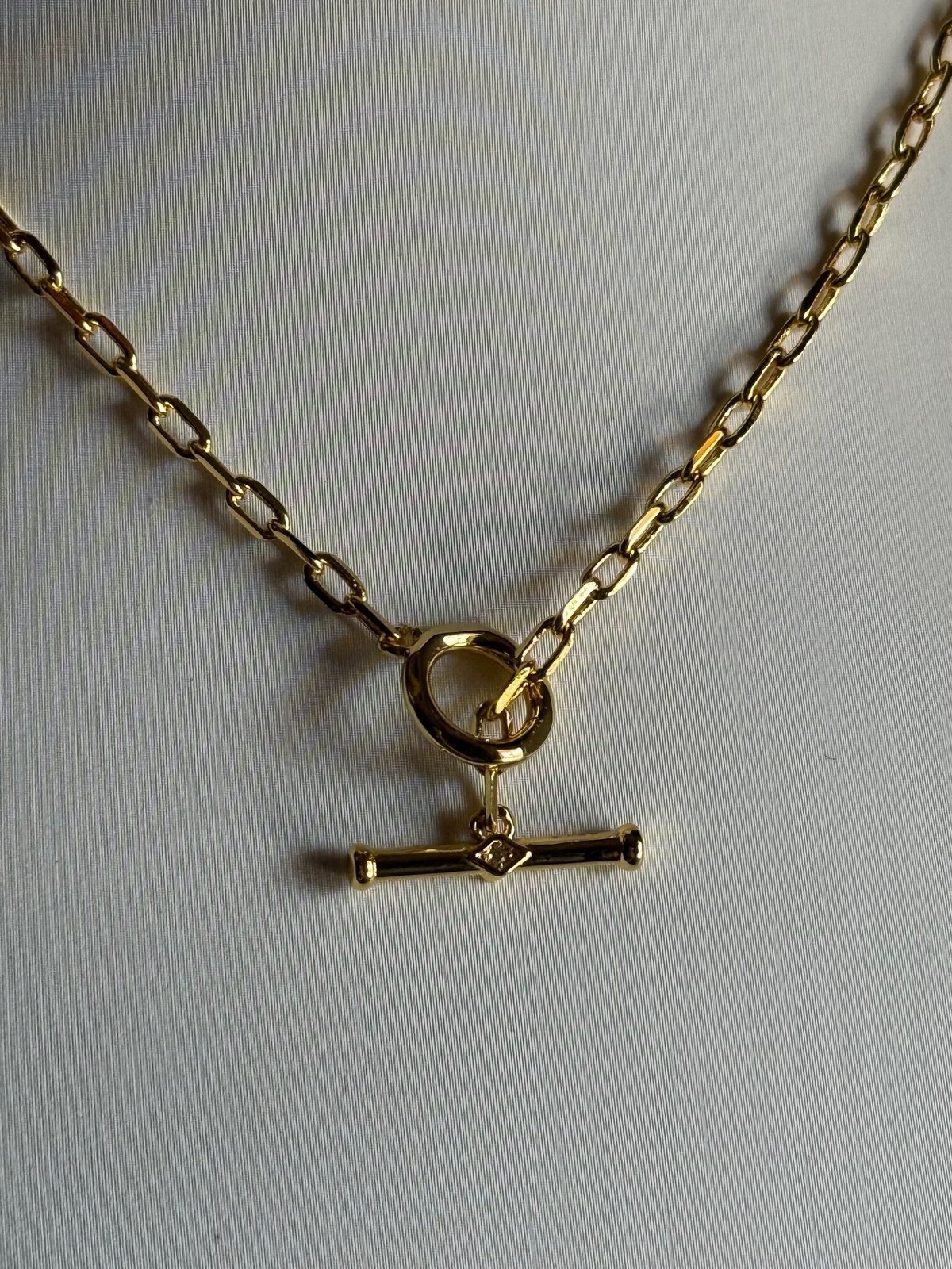 Gold Toggle Chain Necklace
