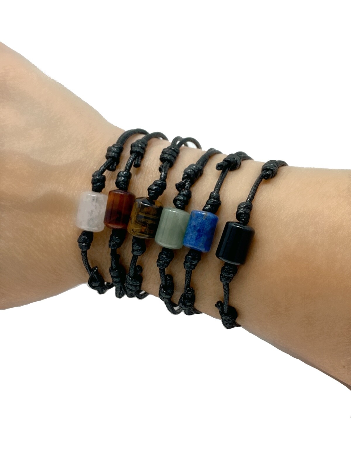 Mens Tiger eye stone bracelet chakra healing gift adjustable minimal unisex gift