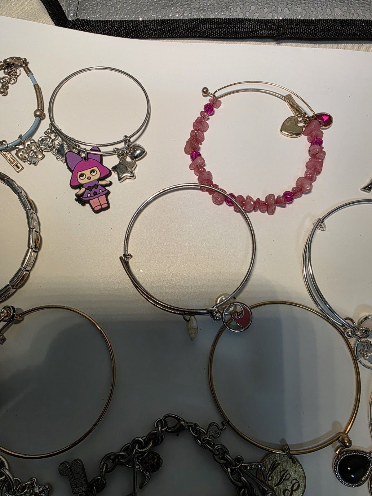 Bracelet Lot Costume Fashion Charm Bracelets Vintage To Now Mixed Materials