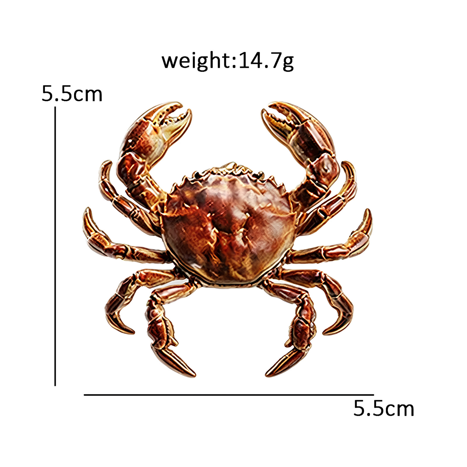 Patriotic USA 250 Crab Brooch 4th of July Red White Blue Lapel Pin USA Gift