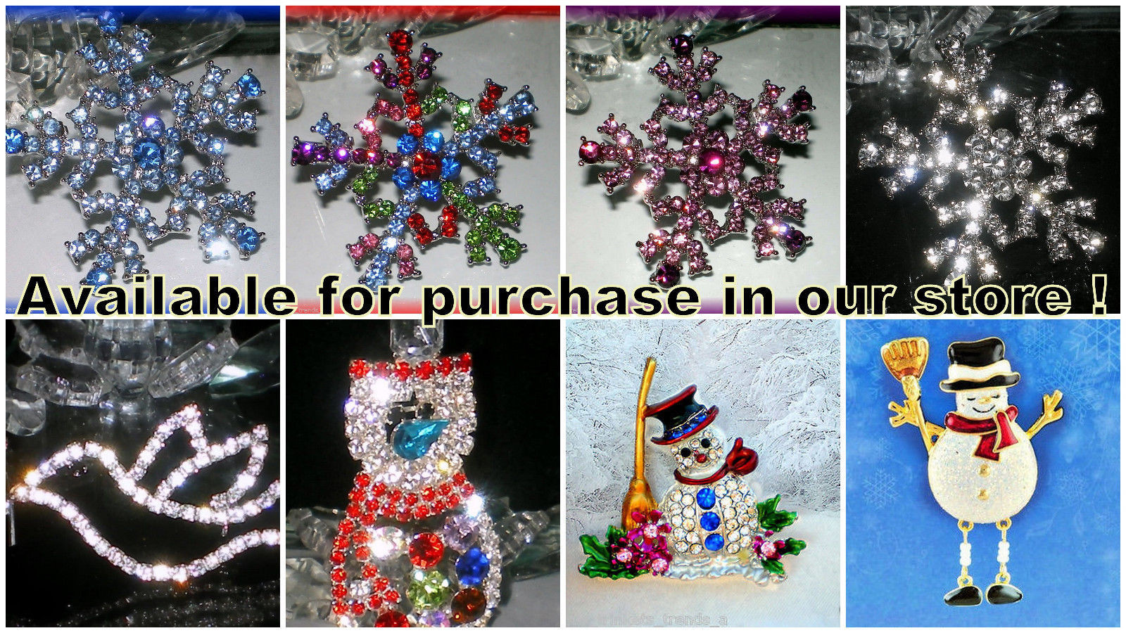 RUDOLPH THE RED NOSE REINDEER ENAMEL & RHINESTONE CHRISTMAS PIN BROOCH~VTG STYLE