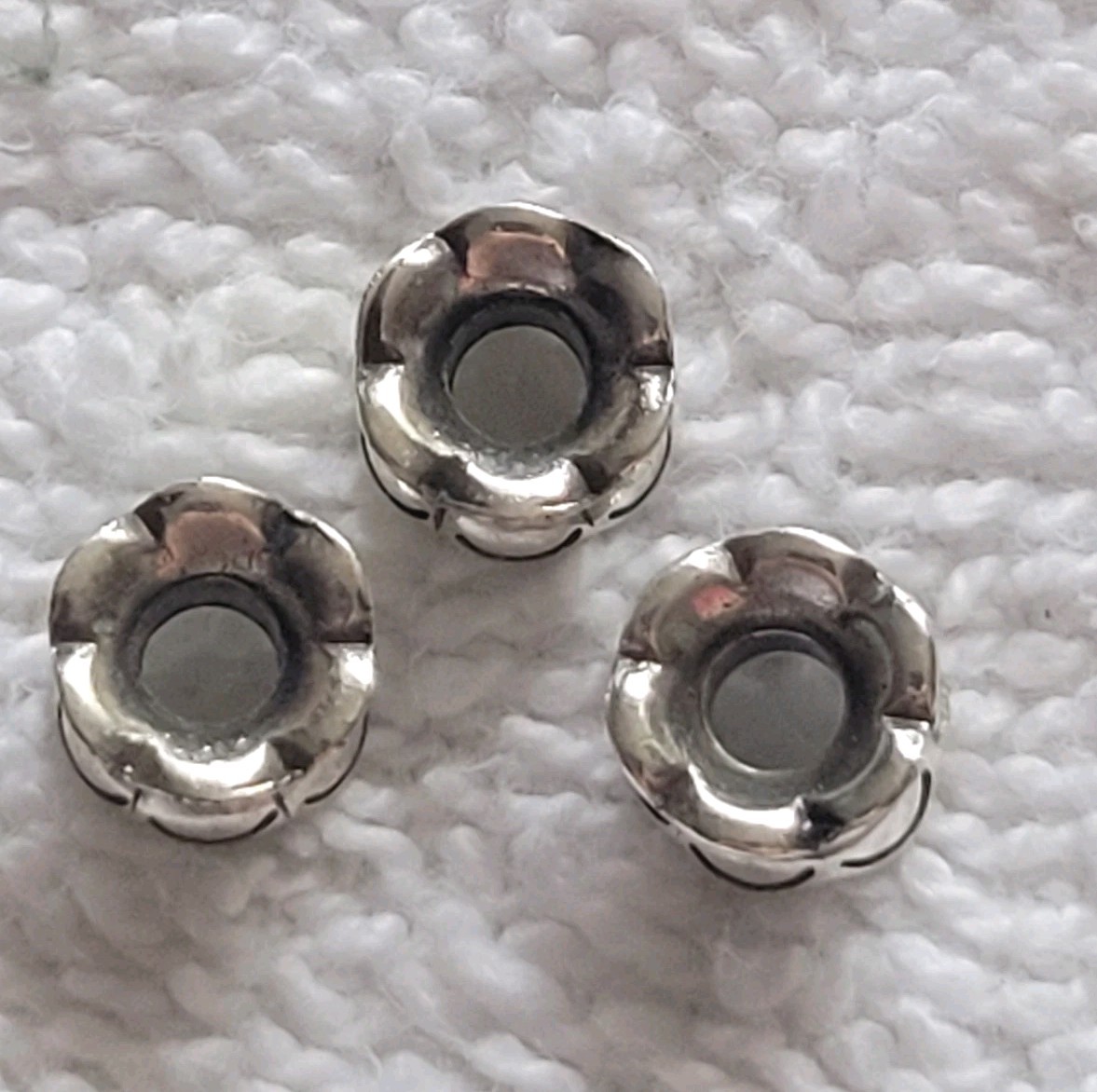 Brighton Lot of 3 MINI Scallop Beads NWOT Retired/Discontinued