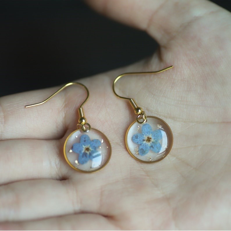 Earrings for Women, Handmade Resin Earrings, Dangle Drop Earrings, Birthday Gift