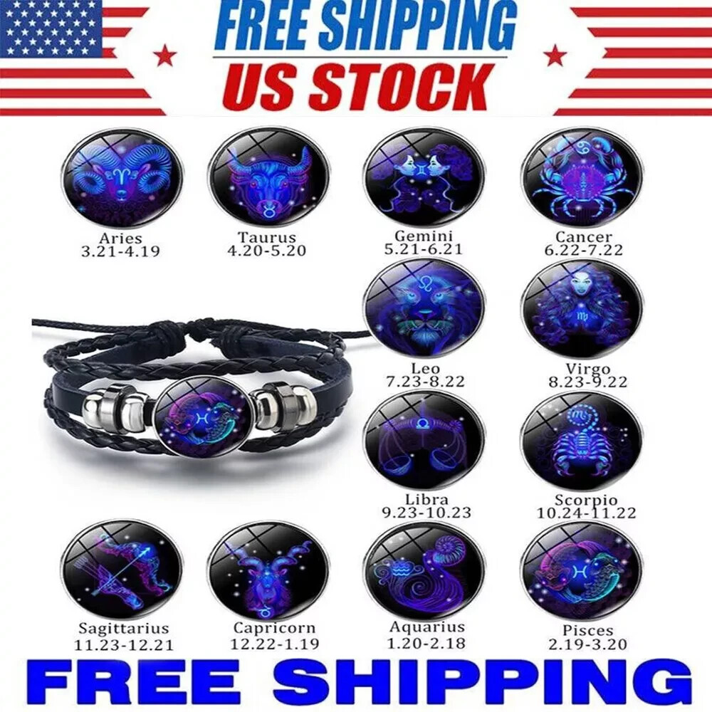 Zodiac Sign Spirit Bracelet Manifest Your Desires The Desire Horoscope Gift 2025