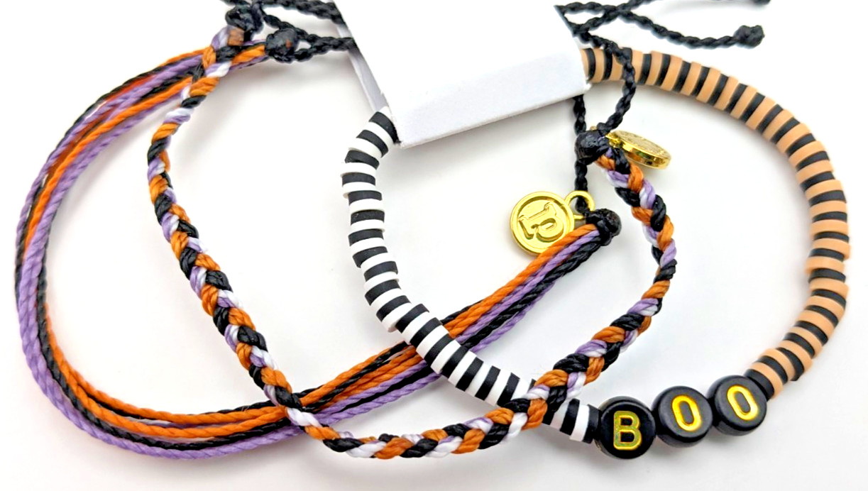 Pura Vida Bracelet Monthly Club Hey Boo Oct 2024 Friendship Beach Jewelry NWT