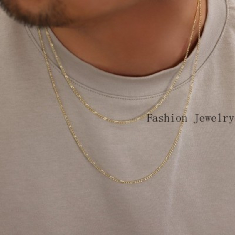 14K Yellow Gold 2mm- 7.5mm Chain Italian Link Necklace Men Women 16″- 30″
