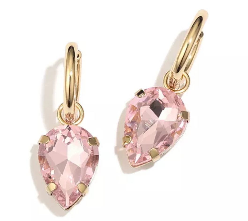 Unwritten Multi-Color Glass Mix and Match Hoop Earring Set – Gold
