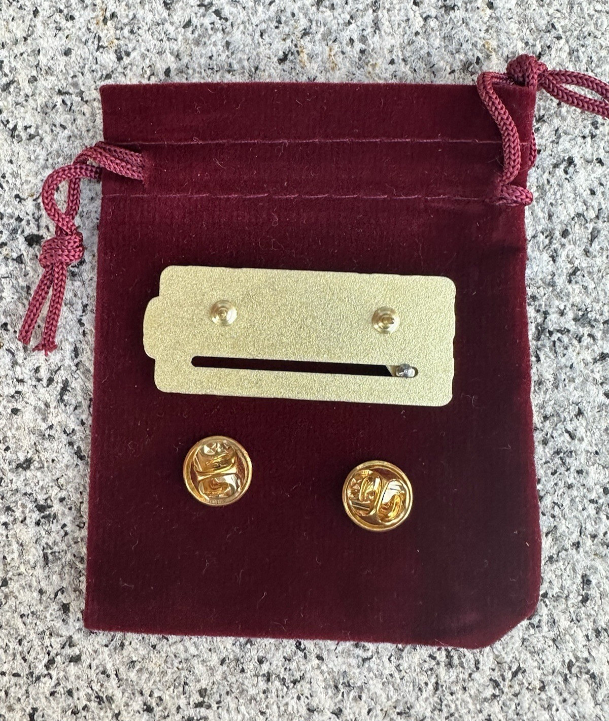 My Social Battery Pin ~ Black & Gold Enamel with Moveable Hand | Gift Edition