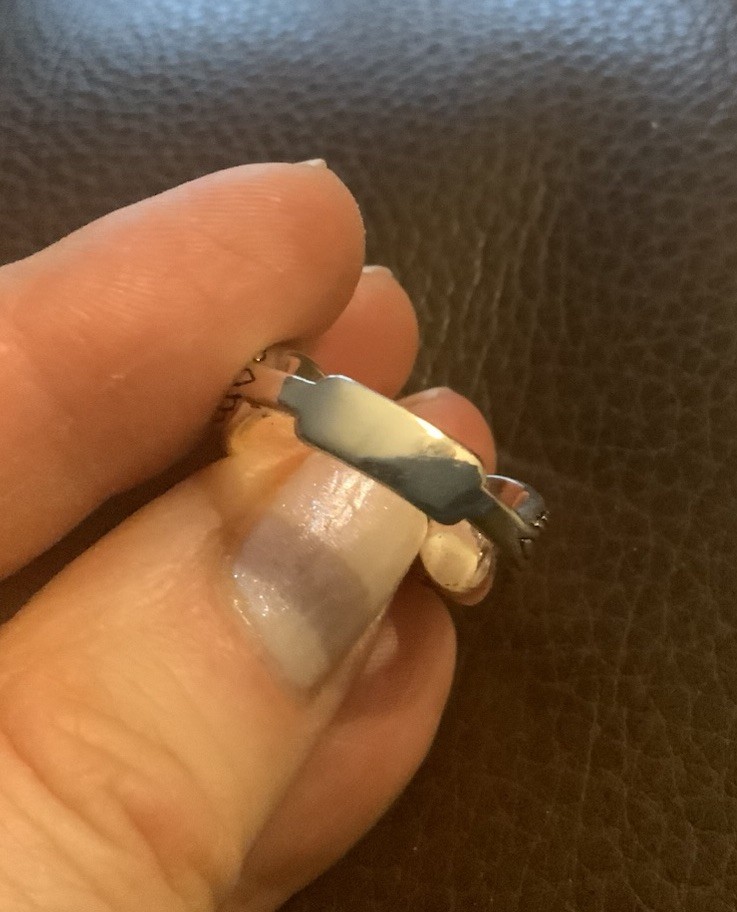 Silver Swan Ring Bird Love Boho VTG CZ Sz 8 Artisanal Museum Art Animal Retro