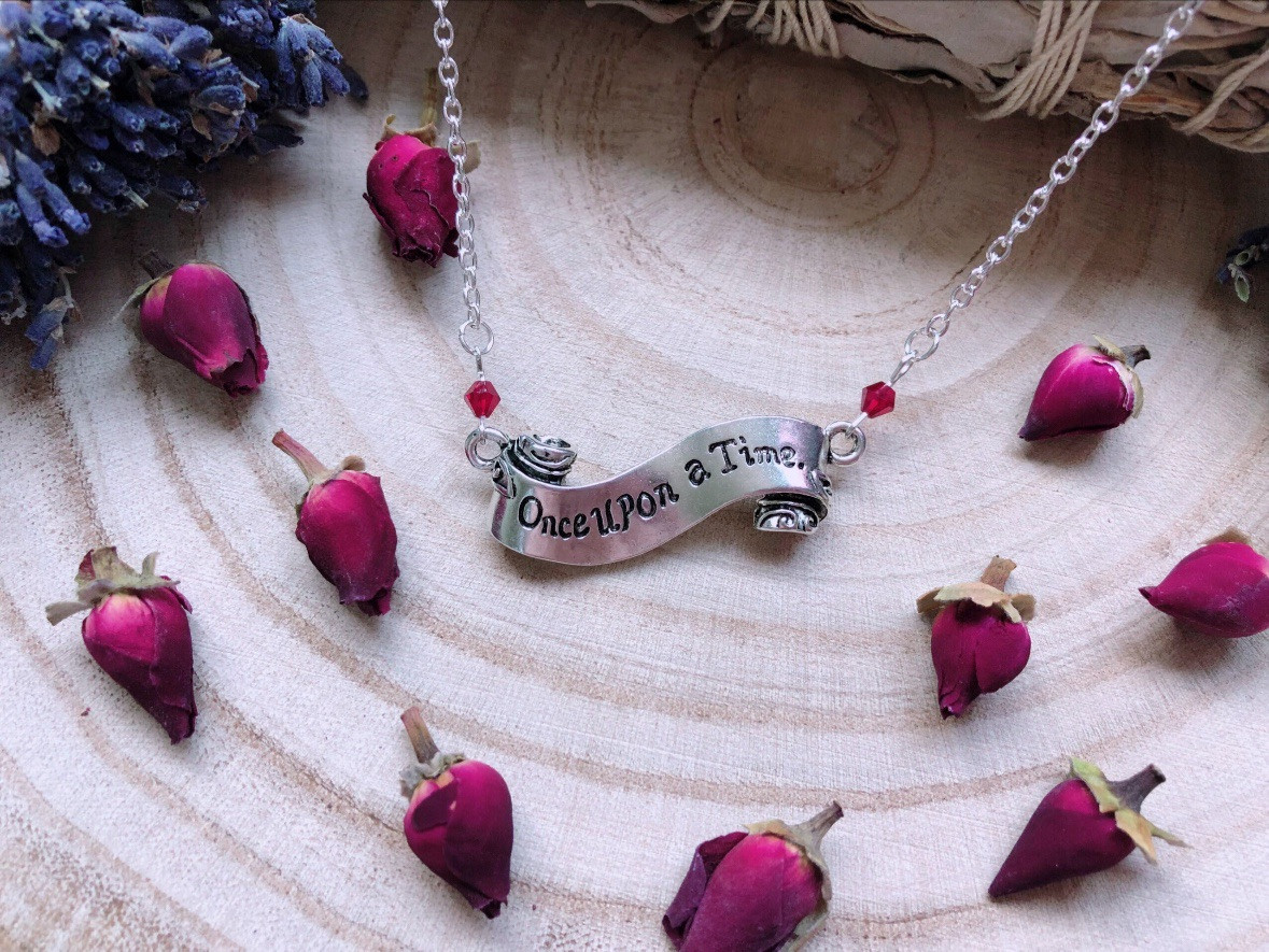 Once Upon A Time Necklace OUAT Gothic Fairytale Goth Necklace Gothic Jewellery